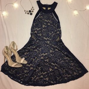 Homecoming Dress | Navy Lace